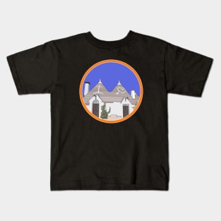 Alberobello Trulli Bari Trullo Italy Kids T-Shirt